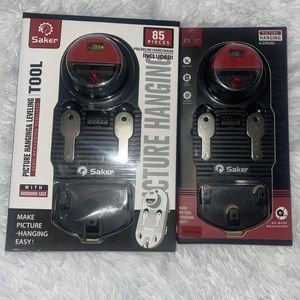 SOLD!!! 🖼 Picture Photo Frame Art Hanging & Leveling Tool Kit + 85 Pcs Hardware